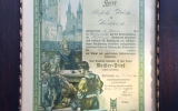 Meisterbrief Wilhelm Köster